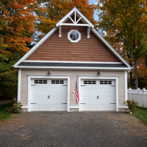 660 6p White Garage Doors